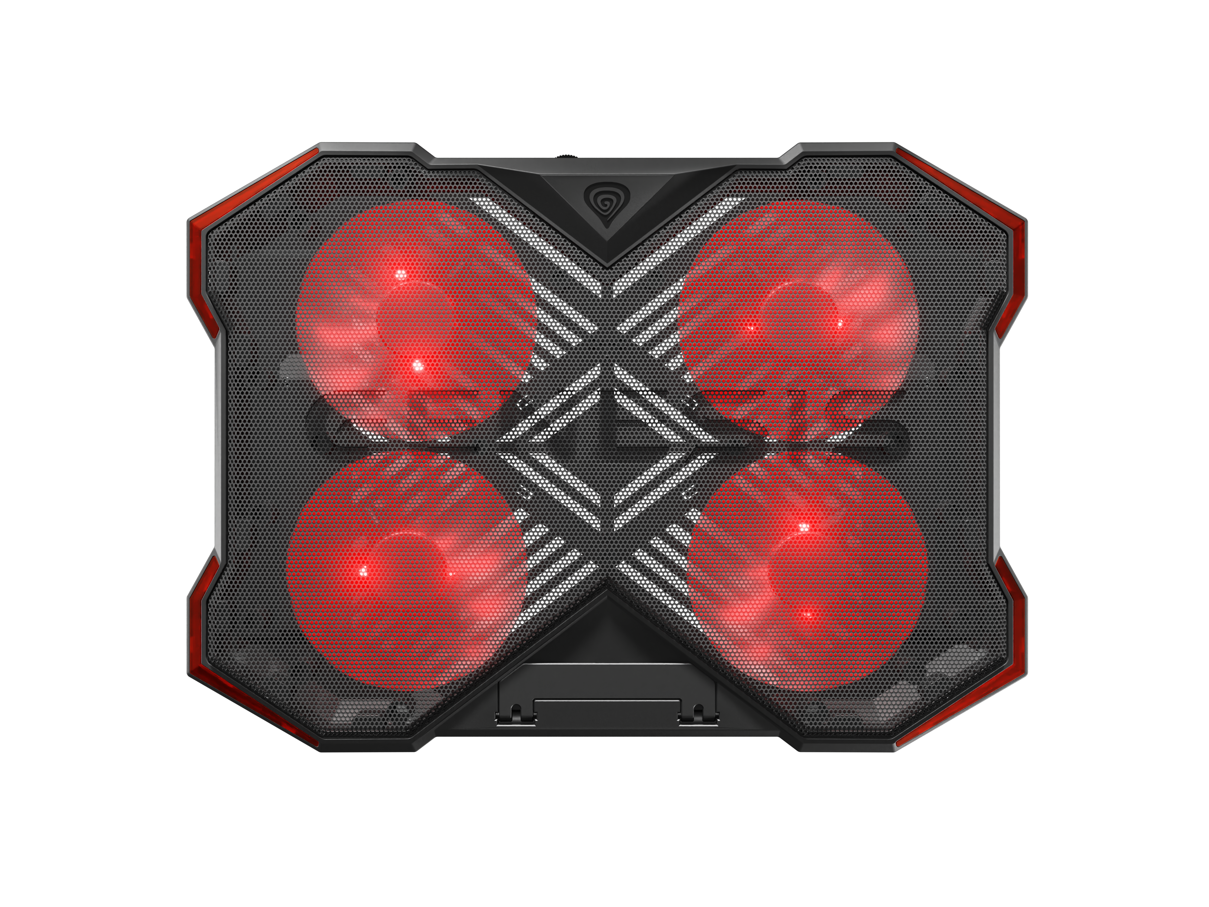 GENESIS Oxid 260 køling til laptop 43,9 cm (17.3") 1010 rpm Sort, Rød