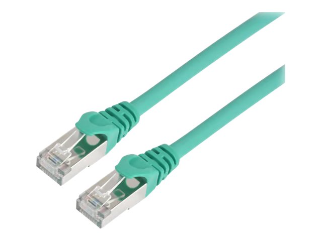 Prokord CAT 6a Kabel med afskærmning med folie og kobberfletning (SFTP 15m Netværkskabel Grøn