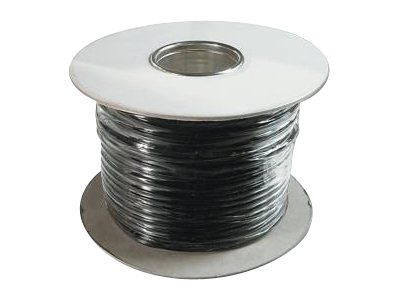 DIGITUS Flat Telephone Installation Cable - 100m - Sort - 100 meter