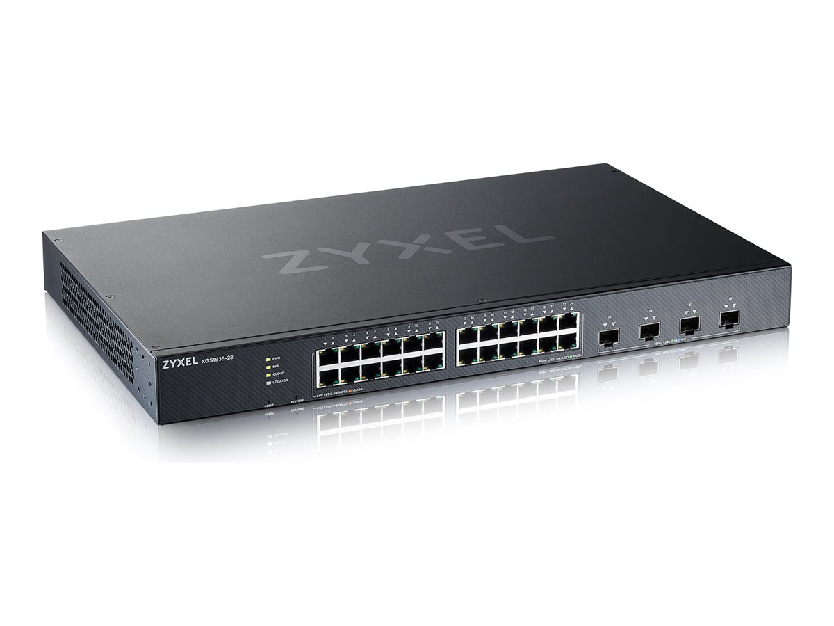 ZyXEL XGS1935 Series XGS1935-28 - switch - managed - 24 ports - smart - rack-mountable