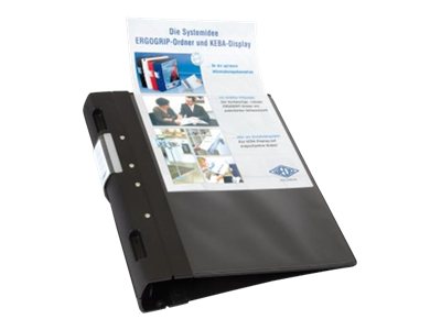 WEDO Ergogrip Sort Præsentationsringbind A4 (210 x 297 mm) Sort