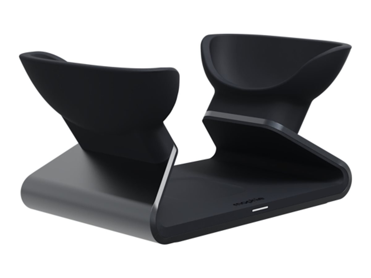 mophie opladningsstander til AirPods Max - Qi trådløs oplader, sort
