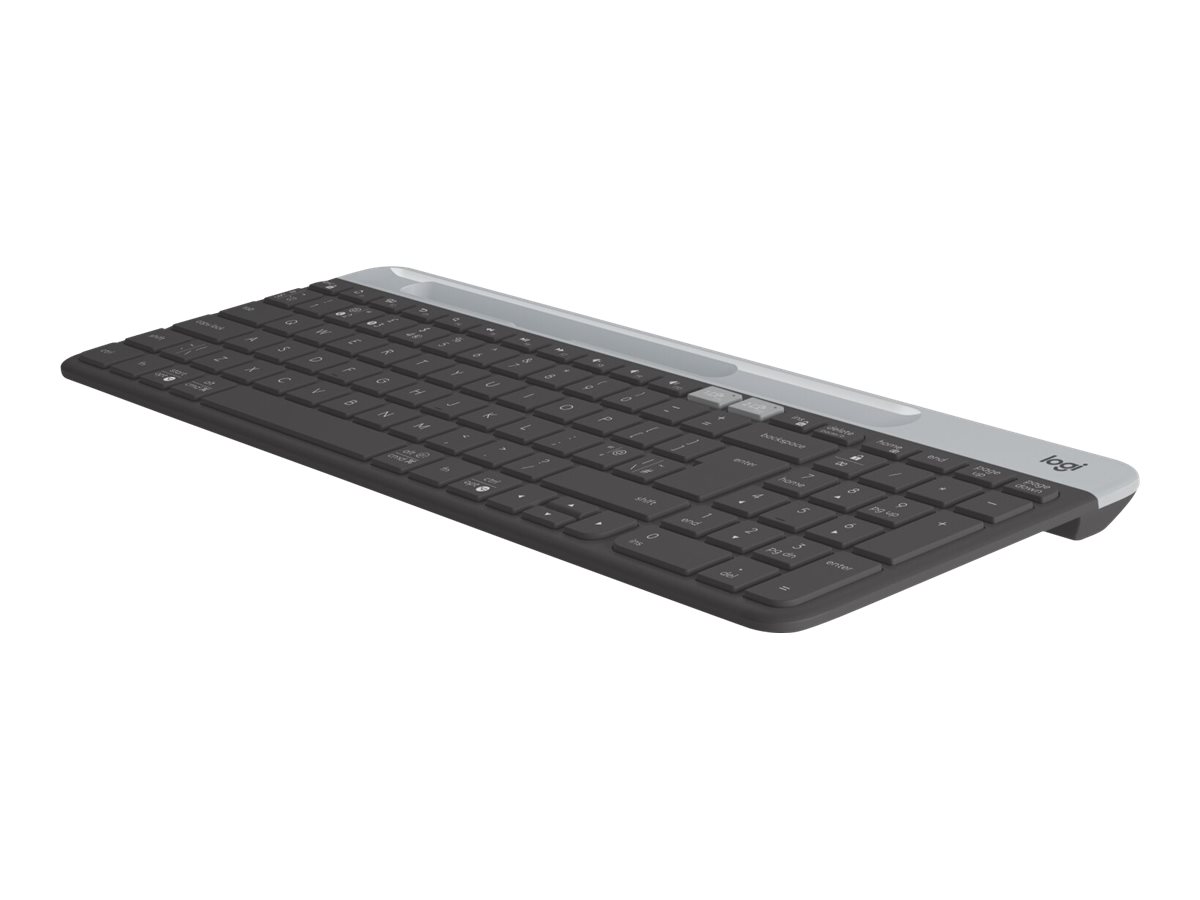 Logitech® | Slim Multi-Device K580 - Tastatur - Bluetooth, 2.4 GHz - Pan Nordic - grafit