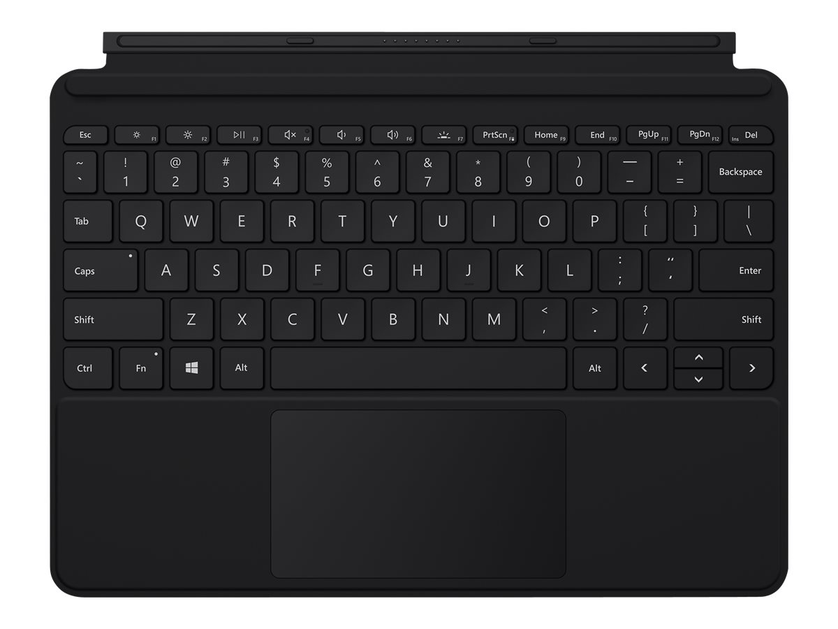 Microsoft Surface Go Type Cover - keyboard - with trackpad accelerometer - English - black - Tastatur - Engelsk - Sort