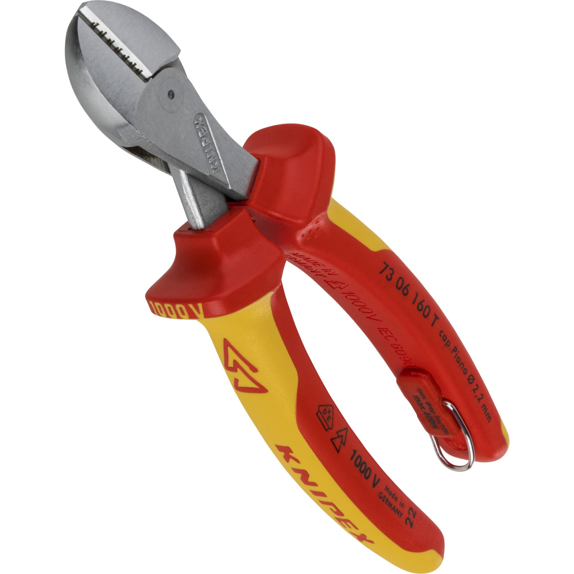 KNIPEX x-cut kompakt skævbider med faldsikring 1000v