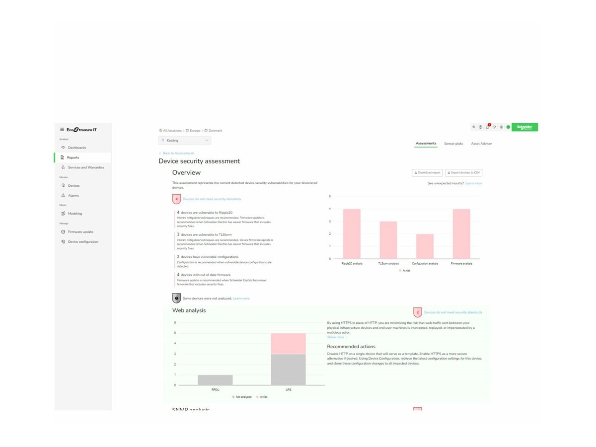 EcoStruxure IT Expert Online & komponentbaserede tjenester 1 måned