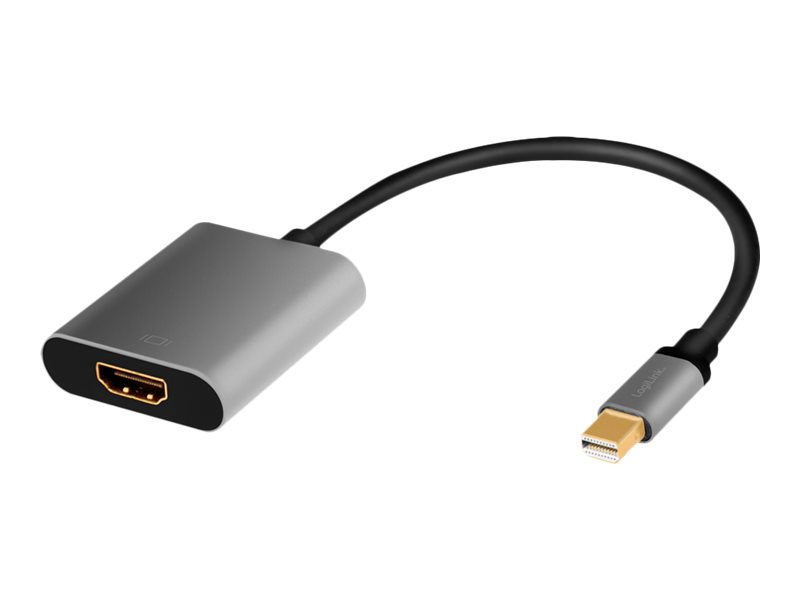 LogiLink CDA0110, 0,15 m, Mini DisplayPort, HDMI, Hanstik, Hunstik, Lige