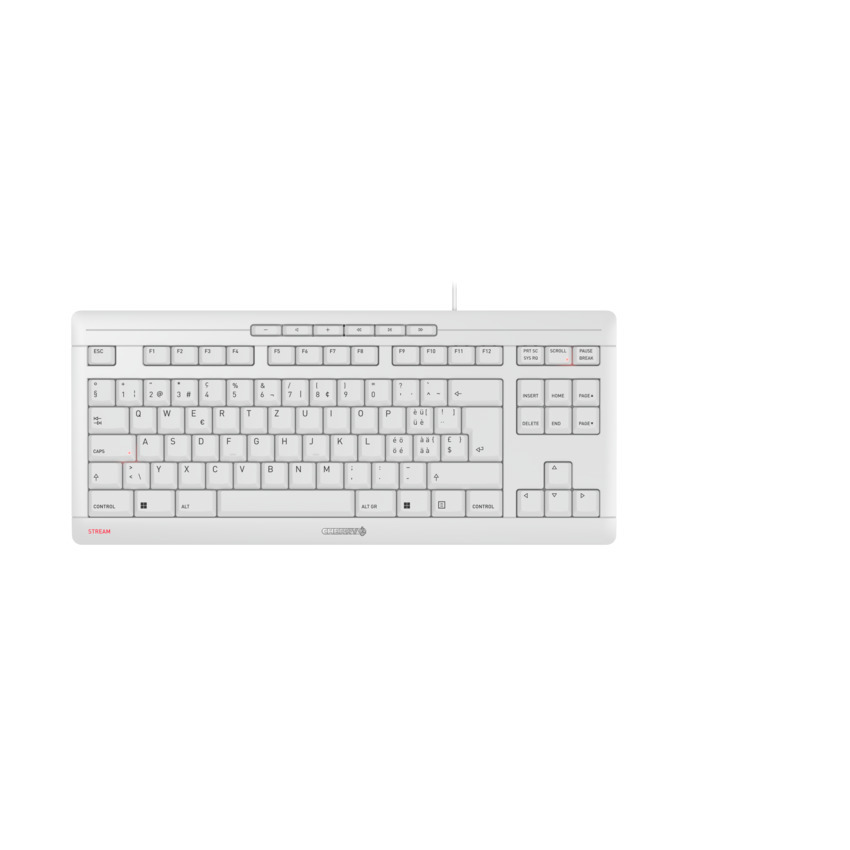 CHERRY STREAM TKL Tastatur Saksnøglekontakt Kablet Schweizisk
