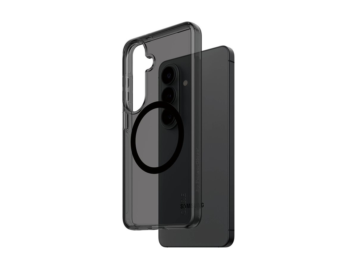 PanzerGlass CARE™ by ® Smokey Case w. Black Qi Samsung Galaxy S26 Beskyttelsescover Sort