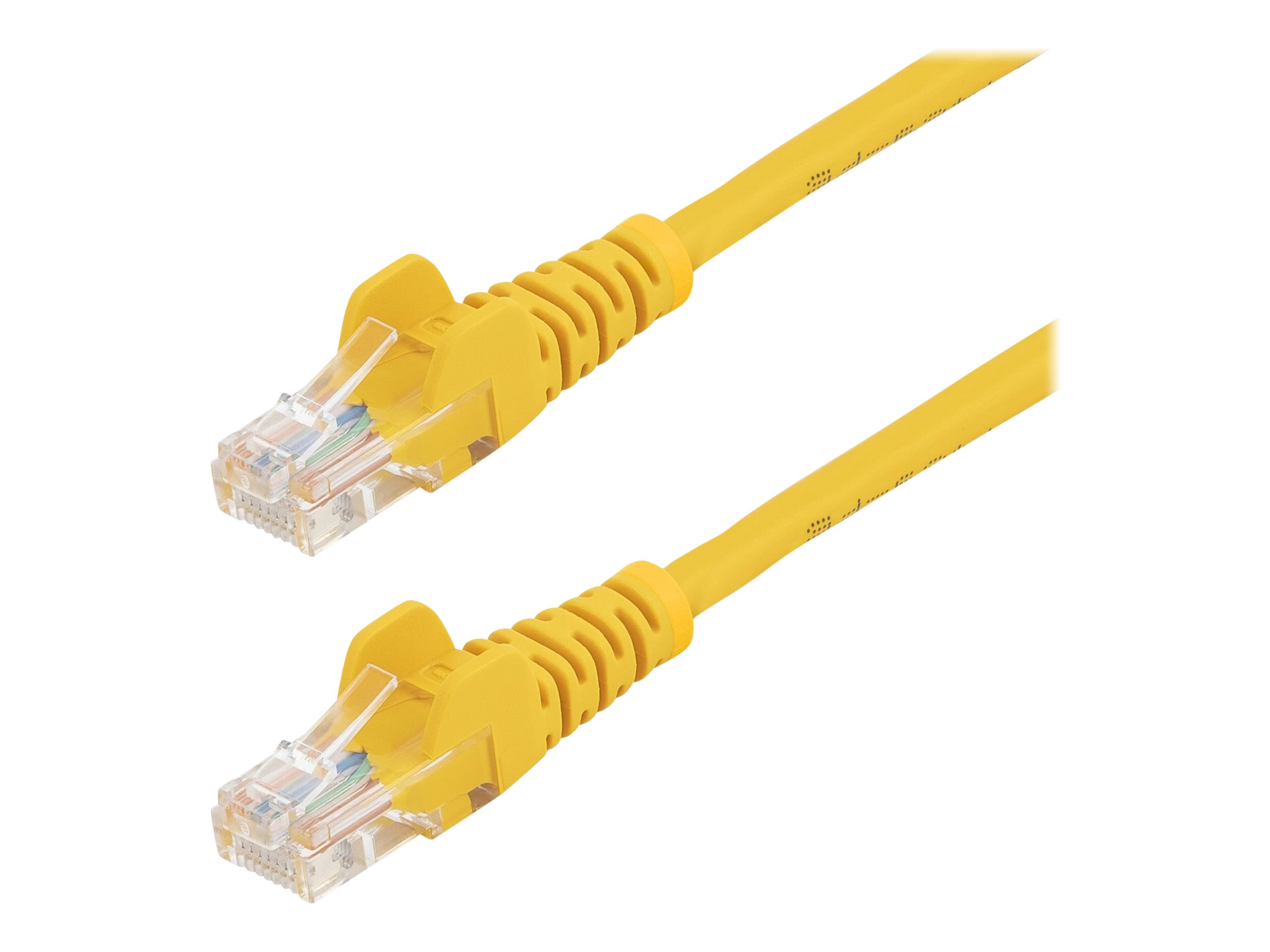 StarTech.com 1m Yellow Cat5e / Cat 5 Snagless Patch Cable CAT 5e Ikke afskærmet parsnoet (UTP) 1m Patchkabel Yellow