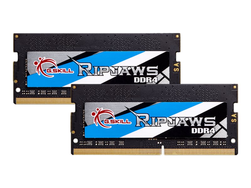 G.Skill Ripjaws SODIMM DDR4-3200 - 32GB - CL22 - Dual Channel (2 pcs) - Intel XMP - Sort