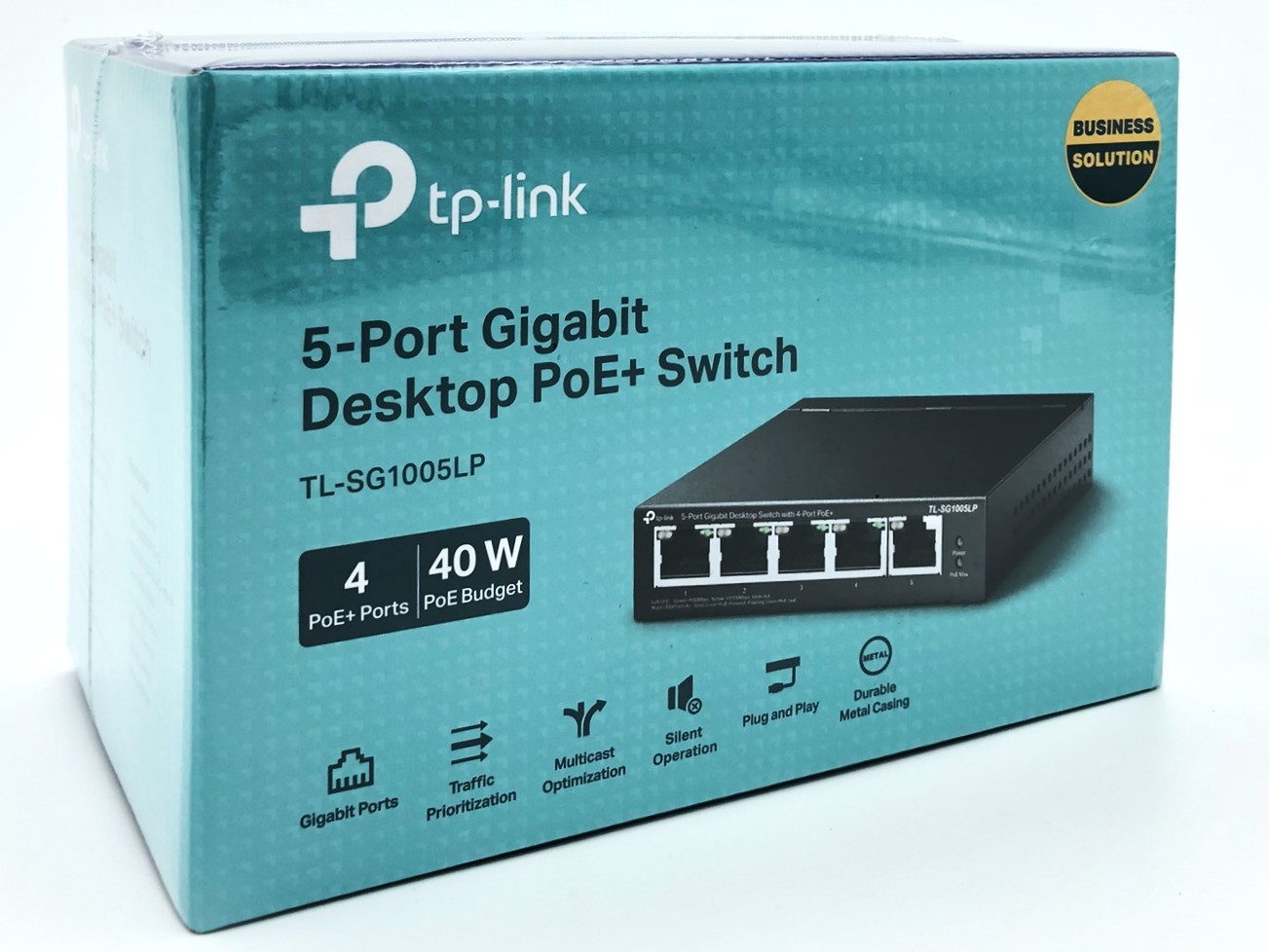 TP-Link TL-SG1005LP netværksswitch Ikke administreret Gigabit Ethernet (10/100/1000) Strøm over Ethernet (PoE) Sort