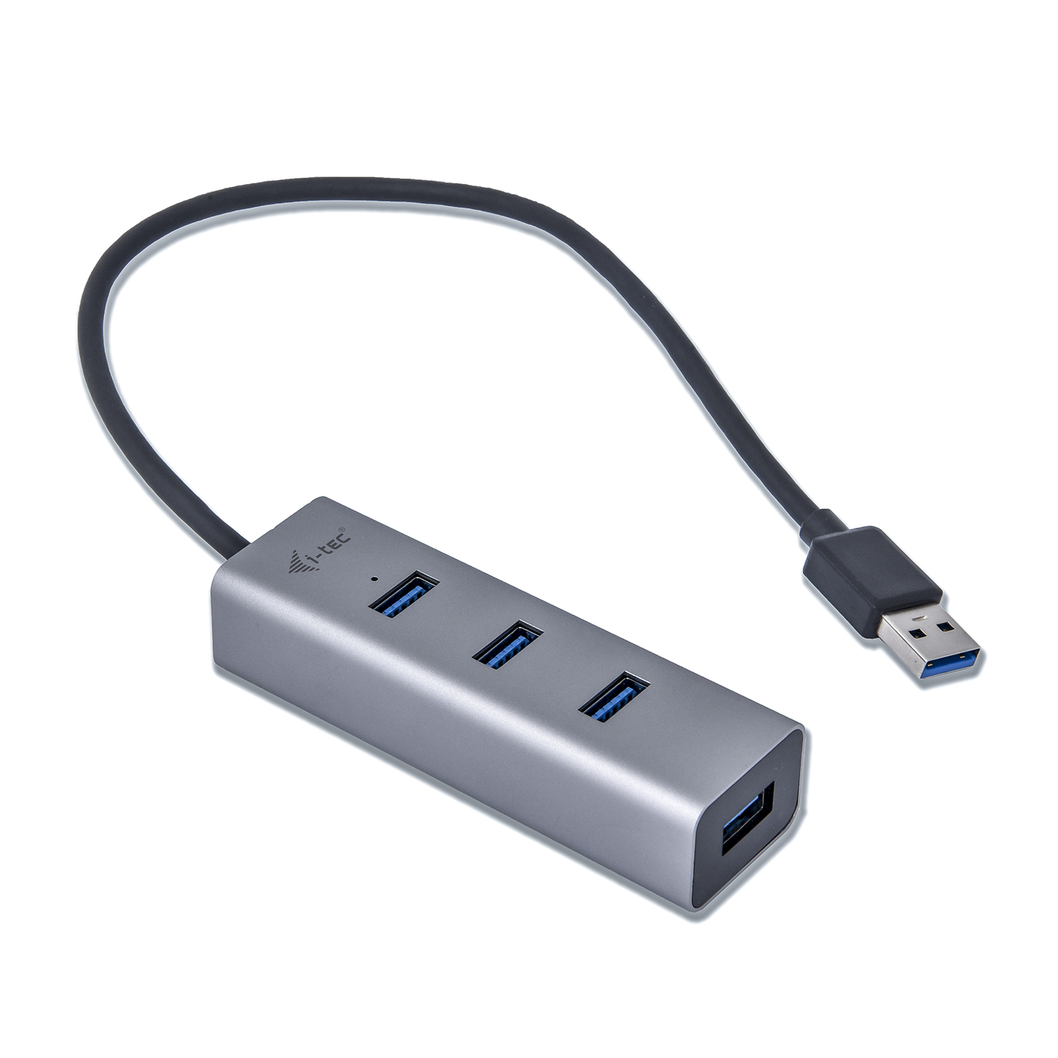 I-Tec USB 3.0 Metal Passive HUB - USB 3.0 - 4-Port USB hub - USB 3.2 - 4 ports - Grå