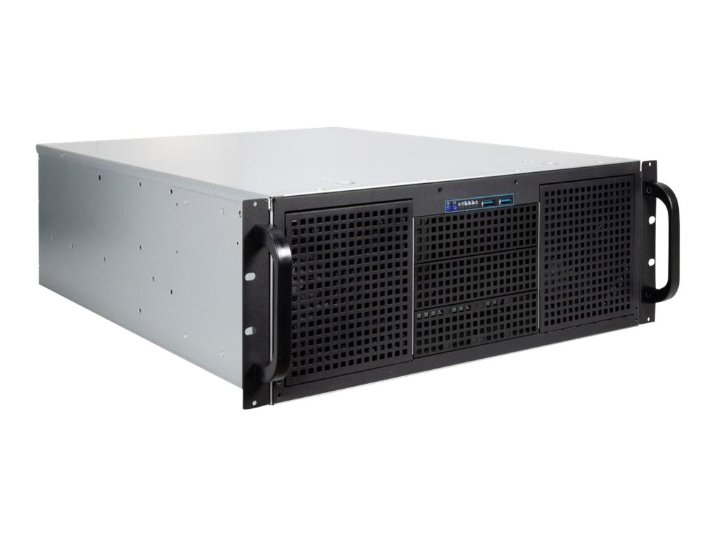 Inter-Tech IPC 4U-40255 - Kabinet - Server (Rack) - Sort