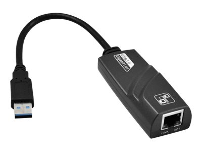Akyga AK-AD-31 - Netværksadapter - USB 3.0 - Gigabit Ethernet - sort