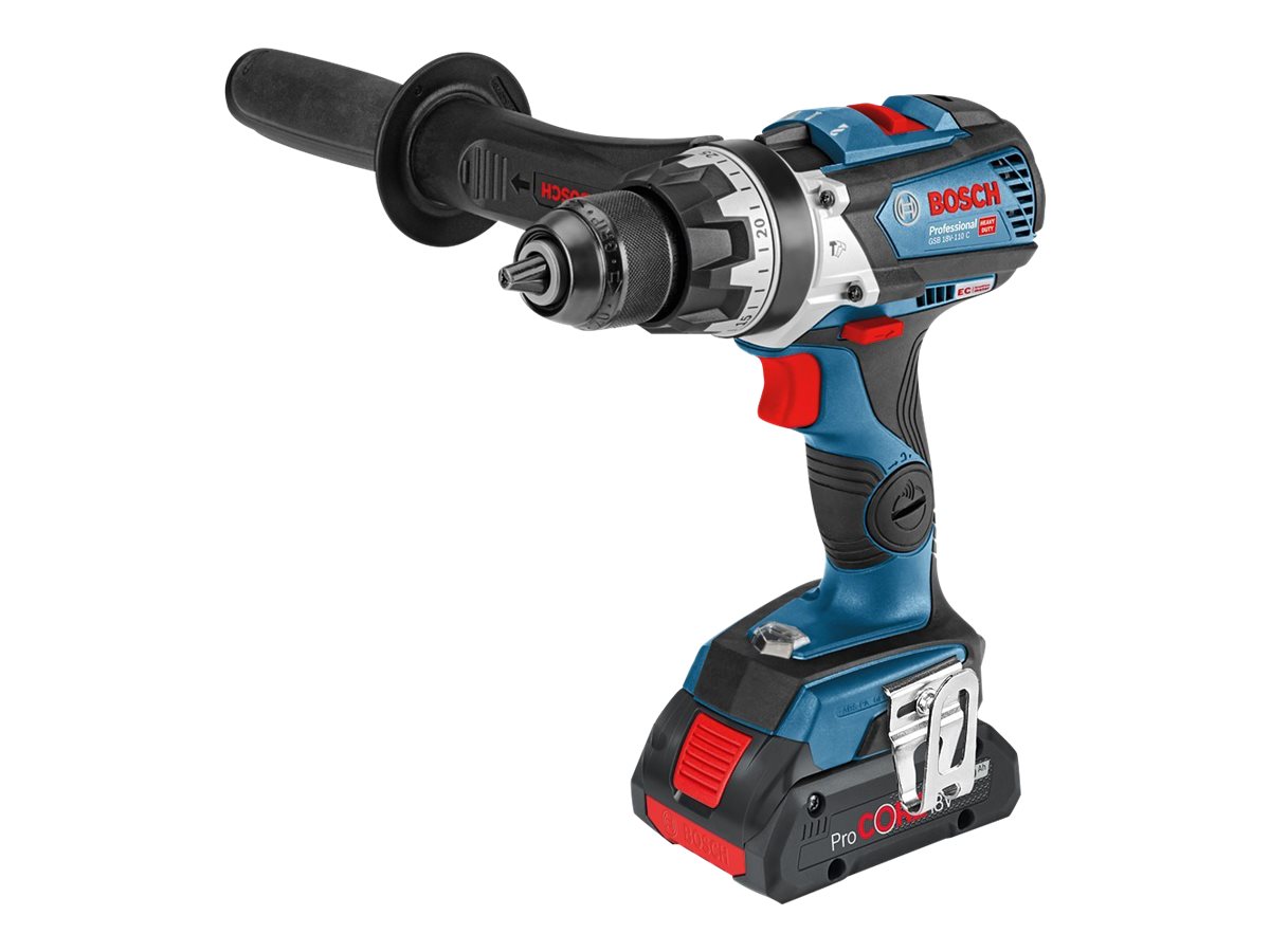 Bosch GSB 18V-110 C Professional Slagboremaskine 18V 2 batterier inkluderet