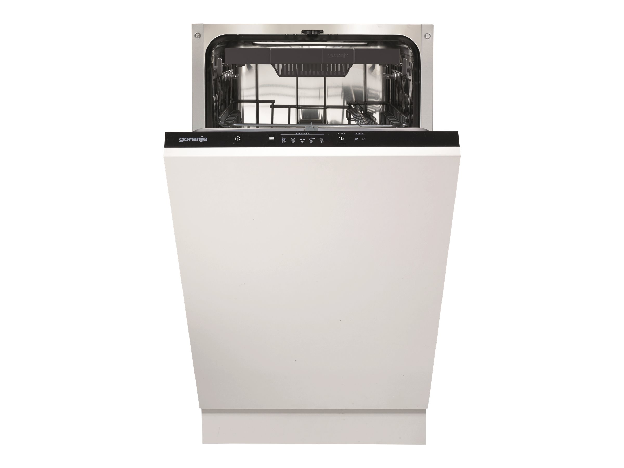 Gorenje GV520E10 - Opvaskemaskine - til indbygning - Niche - bredde: 45 cm - dybde: 56 cm - højde: 82 cm