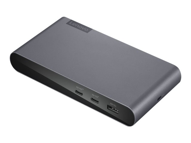 Lenovo 40B30090EU dockingstation 2 x USB 3.2 Gen 2 (3.1 Gen 2) Type-C Grå