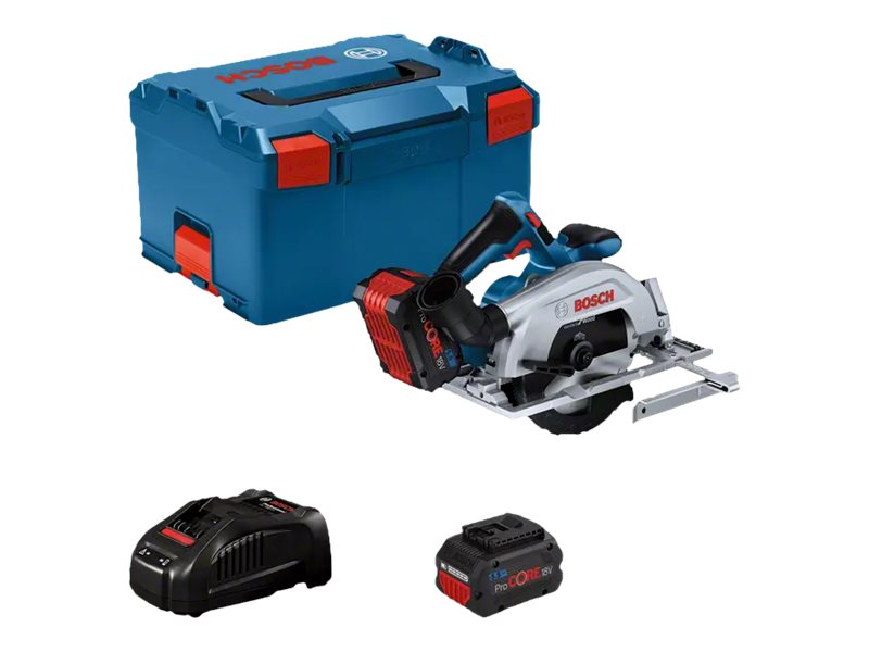 Bosch GKS 18V-57-2 Professional Rundsav 18V Uden batteri 2 batterier inkluderet