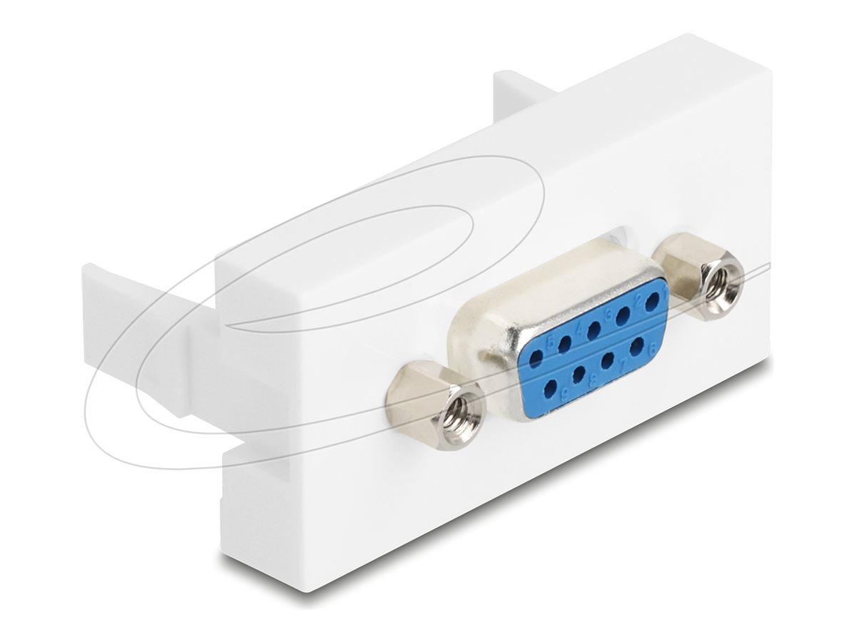Delock Easy 45 - klik i-modul - 22,5 x 45 mm - 1 gang - hvid