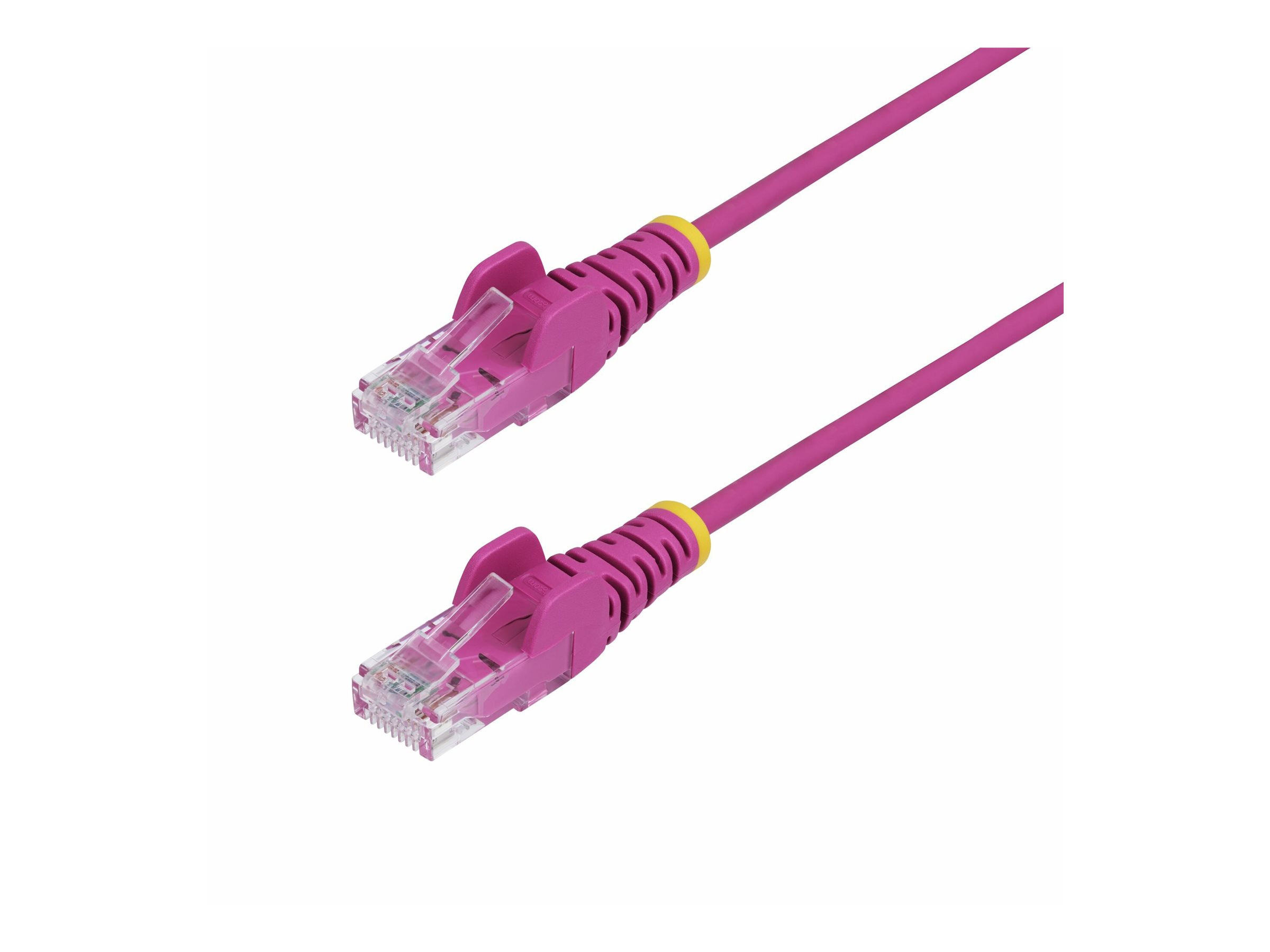 StarTech.com 2.5m Pink Slim CAT6 Ethernet Cable, Snagless, 28AWG, LSZH CAT 5/5e/6 Ikke afskærmet parsnoet (UTP) Patchkabel Pink