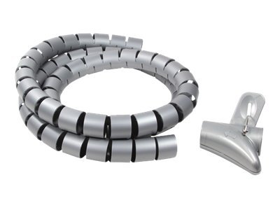LogiLink Cable Spiral Wrapping Band - Kabelisolering - 1.5 m - grå