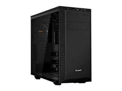 be quiet! Pure Base 600 Window - Tower - ATX - sidepanel med vindue - ingen strømforsyning (ATX / PS/2) - sort - USB/Lyd