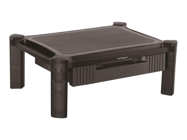 StarTech.com Adjustable Monitor Riser - Drawer - Monitors up to 32"- Adjustable Height - Monitor Stand - Computer Monitor Riser (MONSTADJD) Stativ