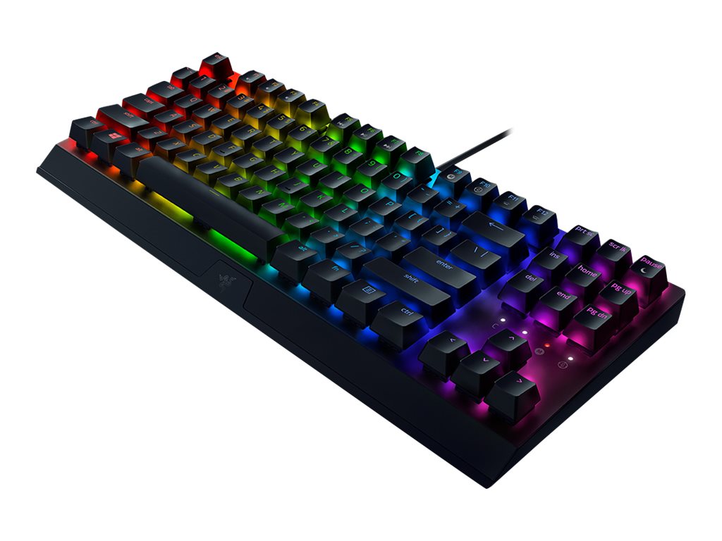 Razer BlackWidow V3 gamingtastatur – USB, mekaniske Razer Green, QWERTZ (tysk), sort