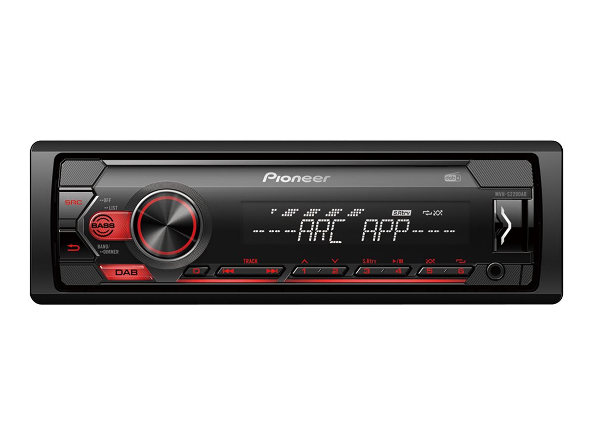 Pioneer MVH-S220DAB - Bil - digital modtager - in-dash - Single-DIN - 50 watt x 4