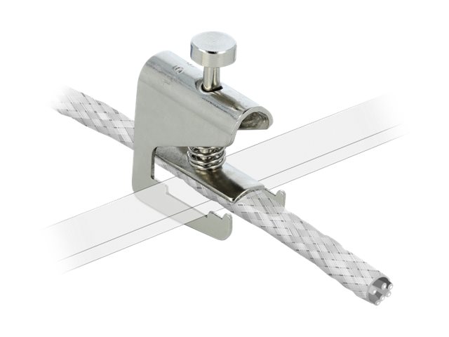 Delock Shield Clamp for Busbar Sølv