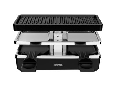 Tefal RE2308, 2 person(er), Sort, Sølv, Rektangulær, 1,1 m, 400 W, 148 mm