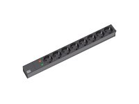 Bachmann IT PDU Basic Stikdåse 8-stik 16A Sort 2m