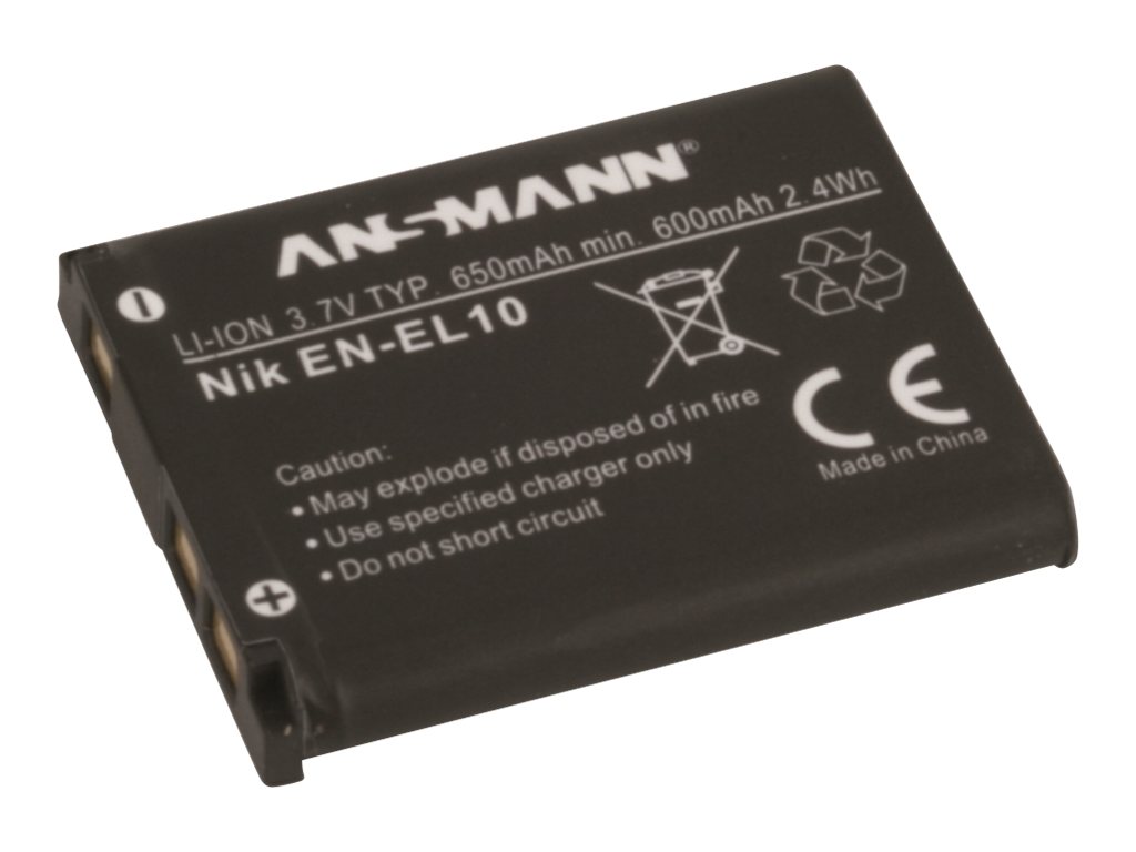 ANSMANN A-Nik EN EL 10 Batteri Litiumion 650mAh