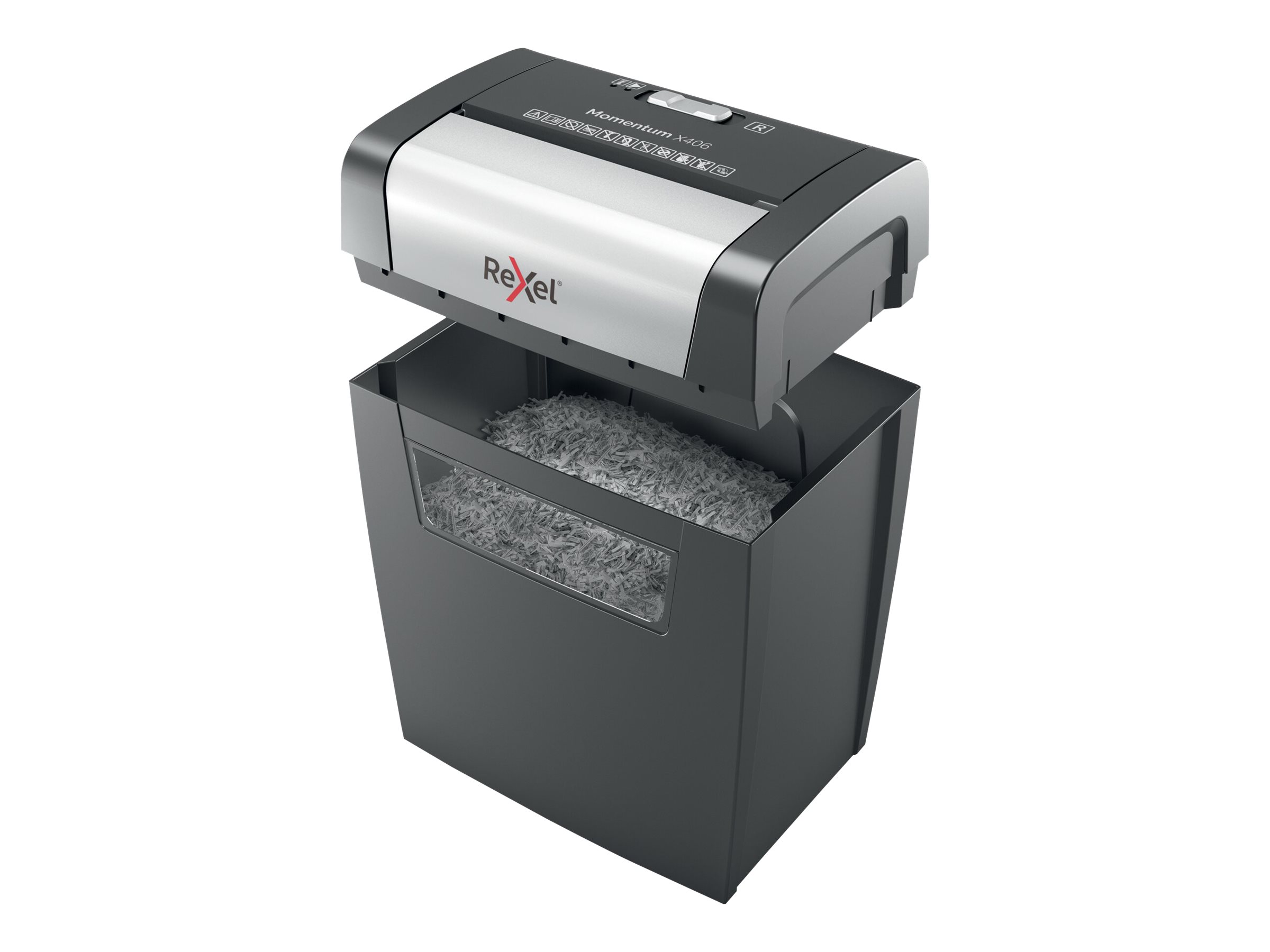 Rexel Momentum X406 makulator, P4, krydsmakulering 4x30 mm, 6 ark