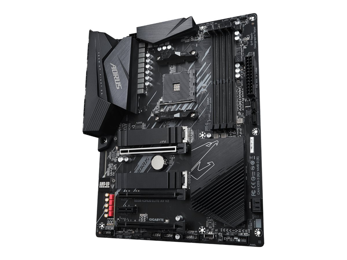 GIGABYTE B550 AORUS ELITE AX V2 Bundkort - AMD B550 - AMD AM4 socket - DDR4 RAM - ATX