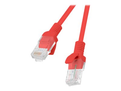 Lanberg CAT 6 Ikke afskærmet parsnoet (UTP) 50cm Patchkabel Rød RAL 3017