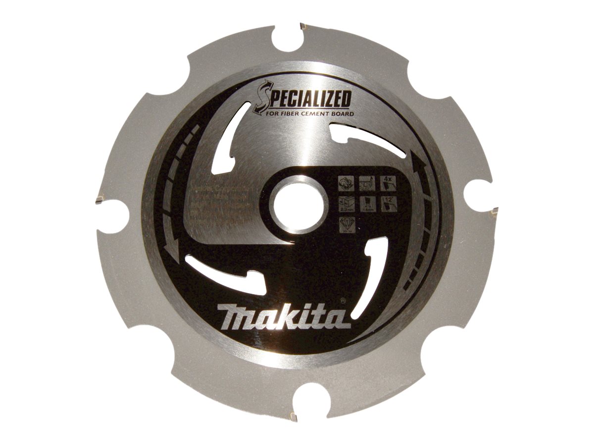 Makita Specialized - Rundsavsklinge - for fibercementtavler - 165 mm - 4 tænder