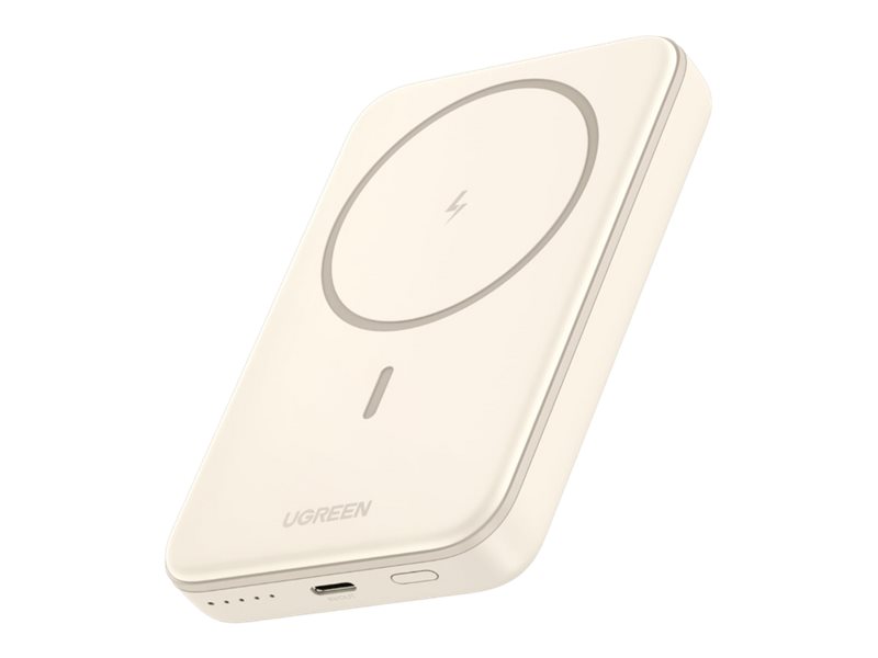 UGREEN Magnetic wireless Powerbank - Beige - 10000 mAh