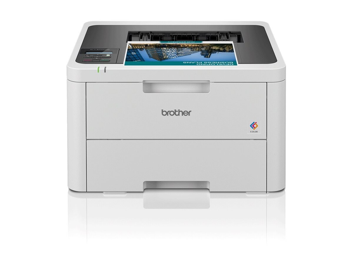 Brother HL-L3220CW - Printer - farve - LED - A4/Legal - 600 x 2400 dpi - op til 18 spm (mono) / op til 18 spm (farve) - kapacitet: 250 ark - USB 2.0, Wi-Fi(n)