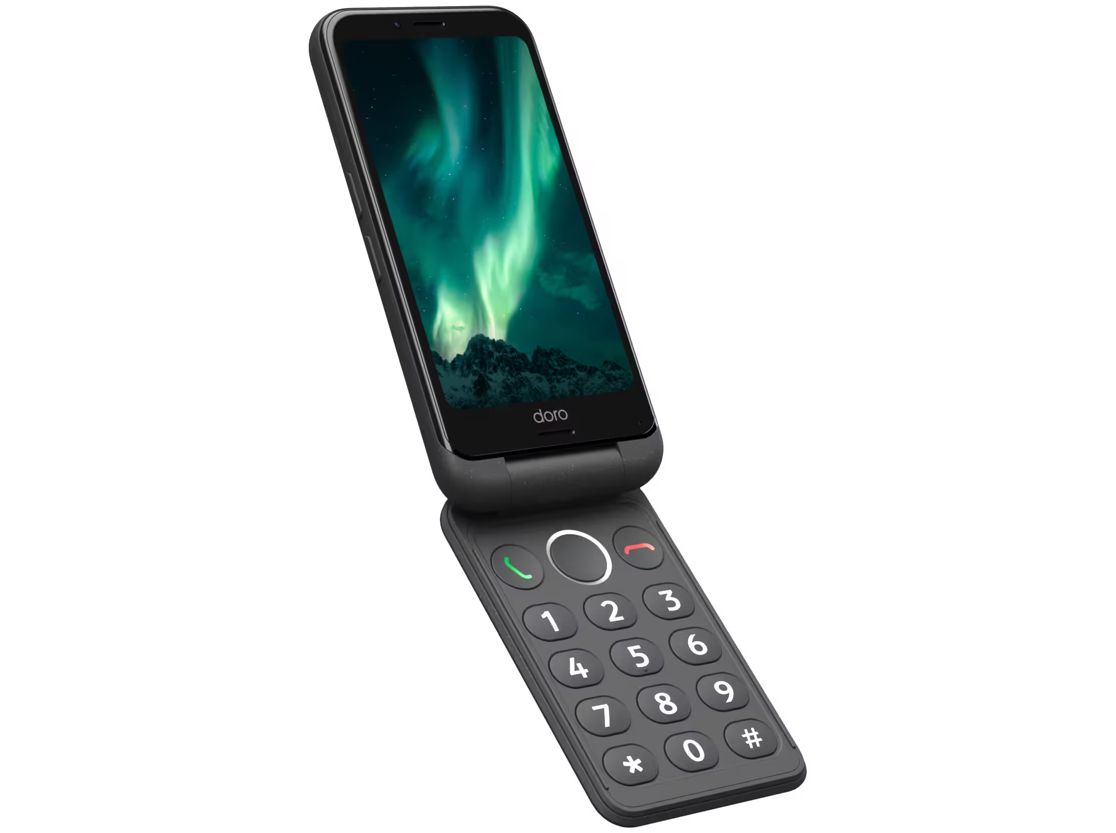 Smartphone 4G, foldbart tastatur, nem grænseflade, sikker knap