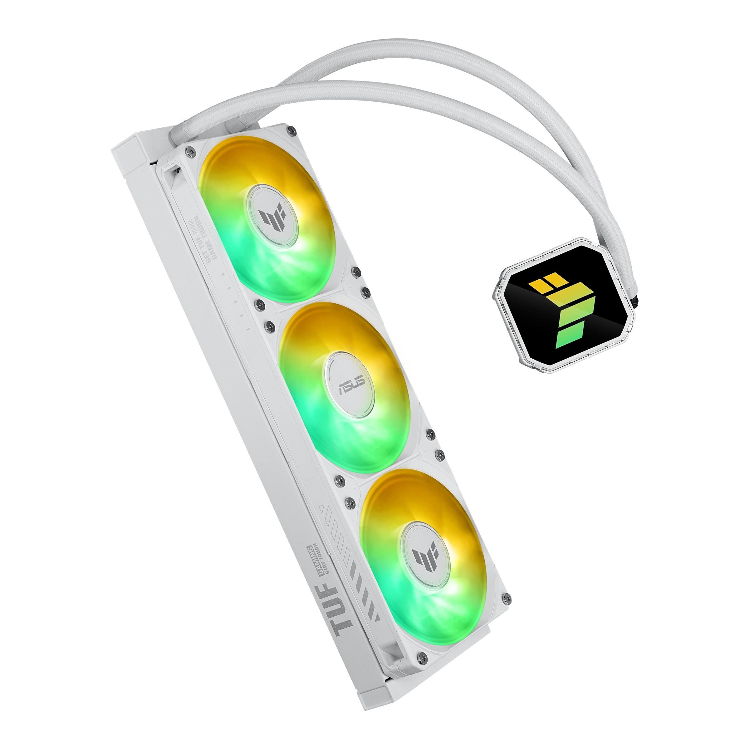 ASUS TUF Gaming LC III 360 ARGB White Edition - alt-i-en væskekøler 120 mm
