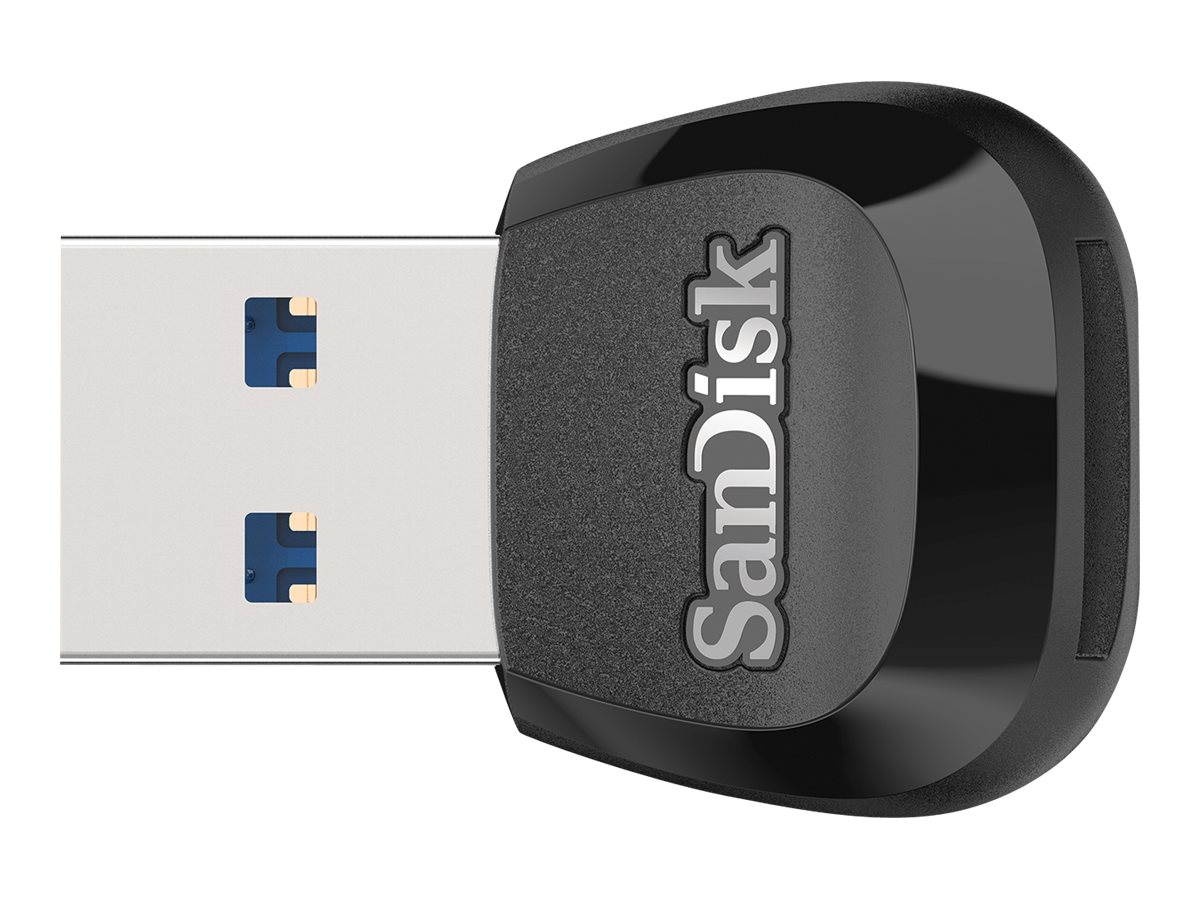 Sandisk MobileMate - Kortlæser (microSDHC UHS-I, microSDXC UHS-I) - USB 3.0