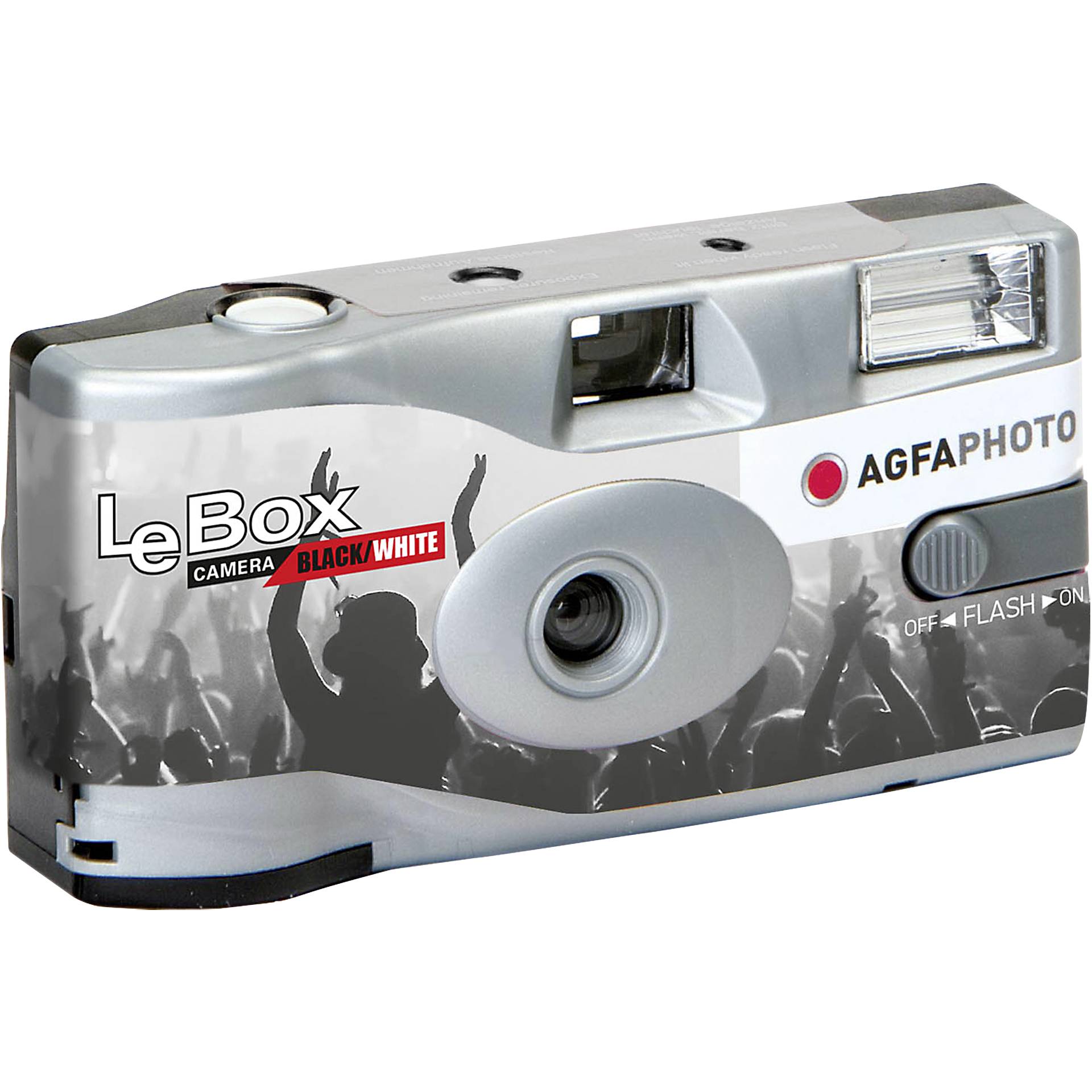 AgfaPhoto AGFAPHOTO - LeBox Black/White 36 601026 - Digitalkamera - Digitalkamera Engangskamera 1 stk med indbygget blitz