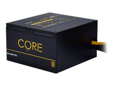 Chieftec Core Series Strømforsyning - 500 Watt - 120 mm - ATX 2.3 - 80 Plus Gold certified