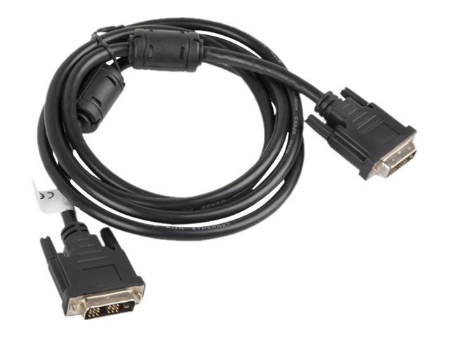 Lanberg 18+1 pin digital DVI (Single-Link) han -> 18+1 pin digital DVI (Single-Link) han 1.8 m Sort