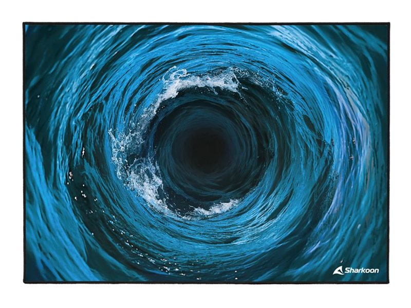 Sharkoon SKILLER SFM12 Undertow Stolemåtte Rektangulær Sort Blå