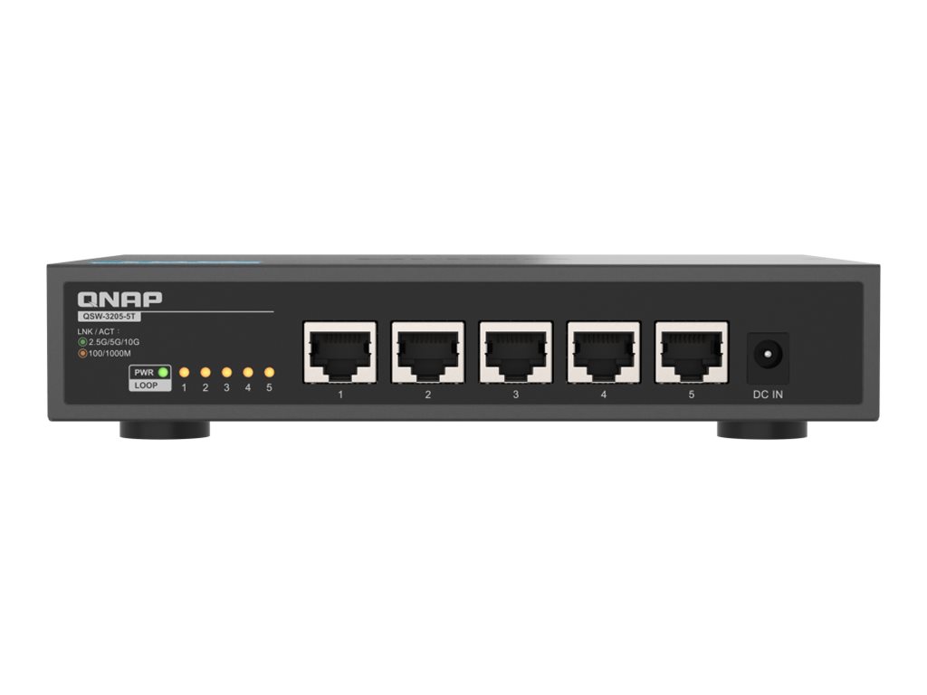 QNAP QSW-3205-5T Switch 5-porte 10 Gigabit Ethernet