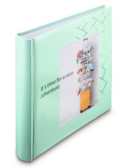 Hama Journey fotoalbum og arkbeskyttelse Mintfarve 400 ark 10 x 15 Indbinding af bøger