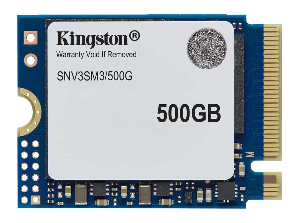 Kingston SSD NV3 500GB M.2 PCI Express 4.0 x4 (NVMe) billede